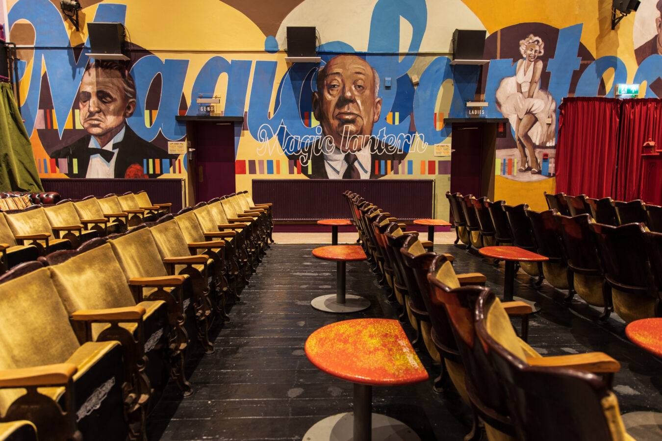 Main hall inside the Magic Lantern Cinema.