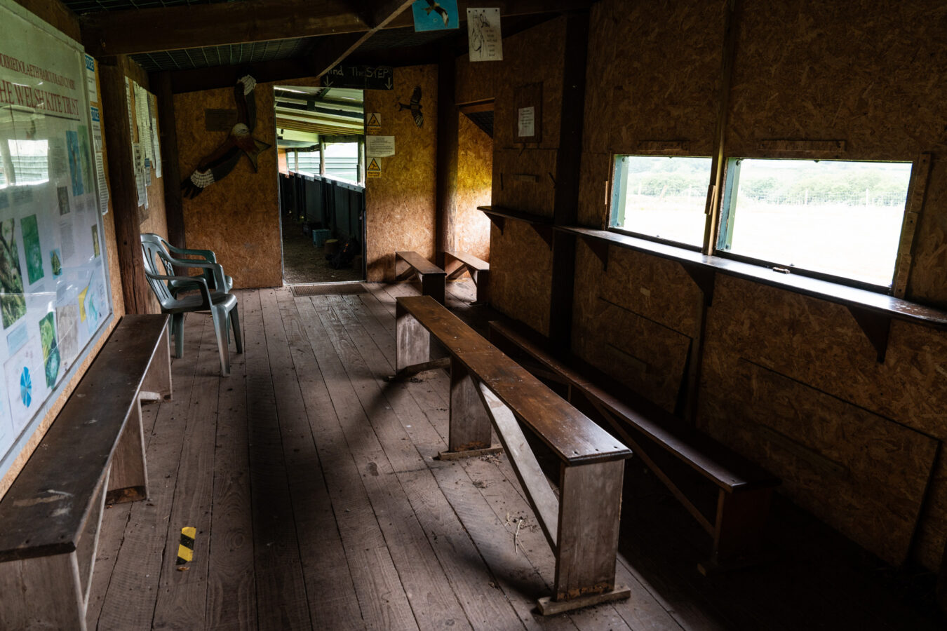 Inside the hide