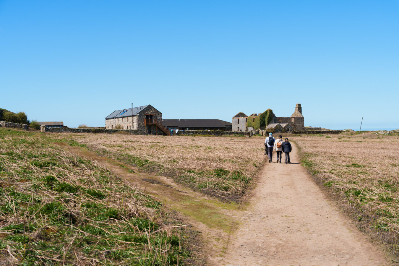 Walking towards the Old Farm