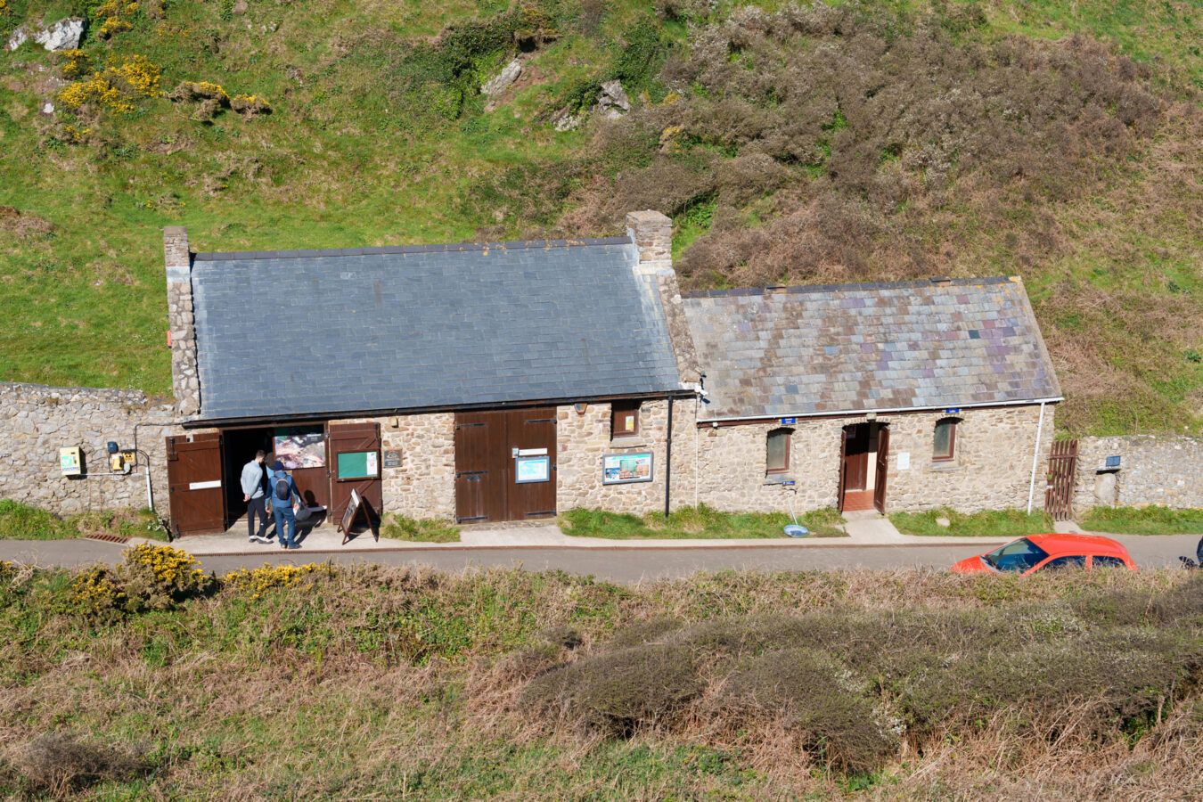 Toilet facilities at Martin's Haven.