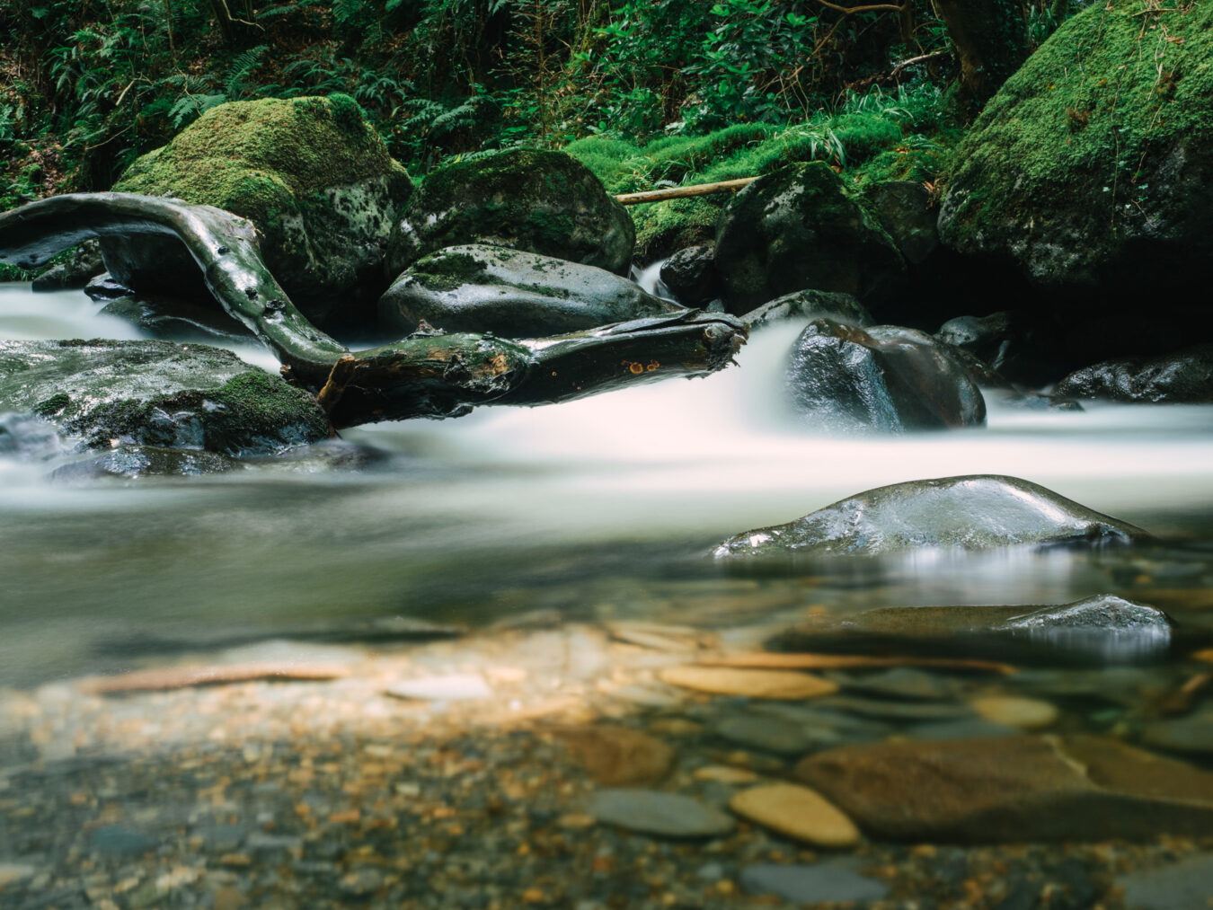 Long exposure waterfalls in Nant Gwernol