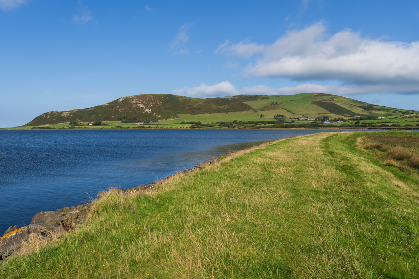 Path along broad water