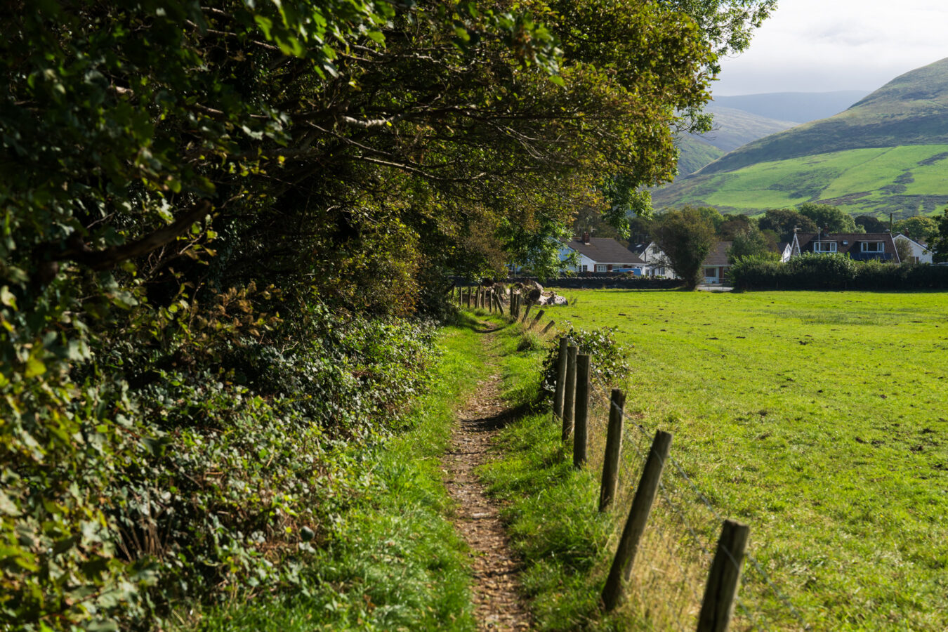 Path near Bryncrug