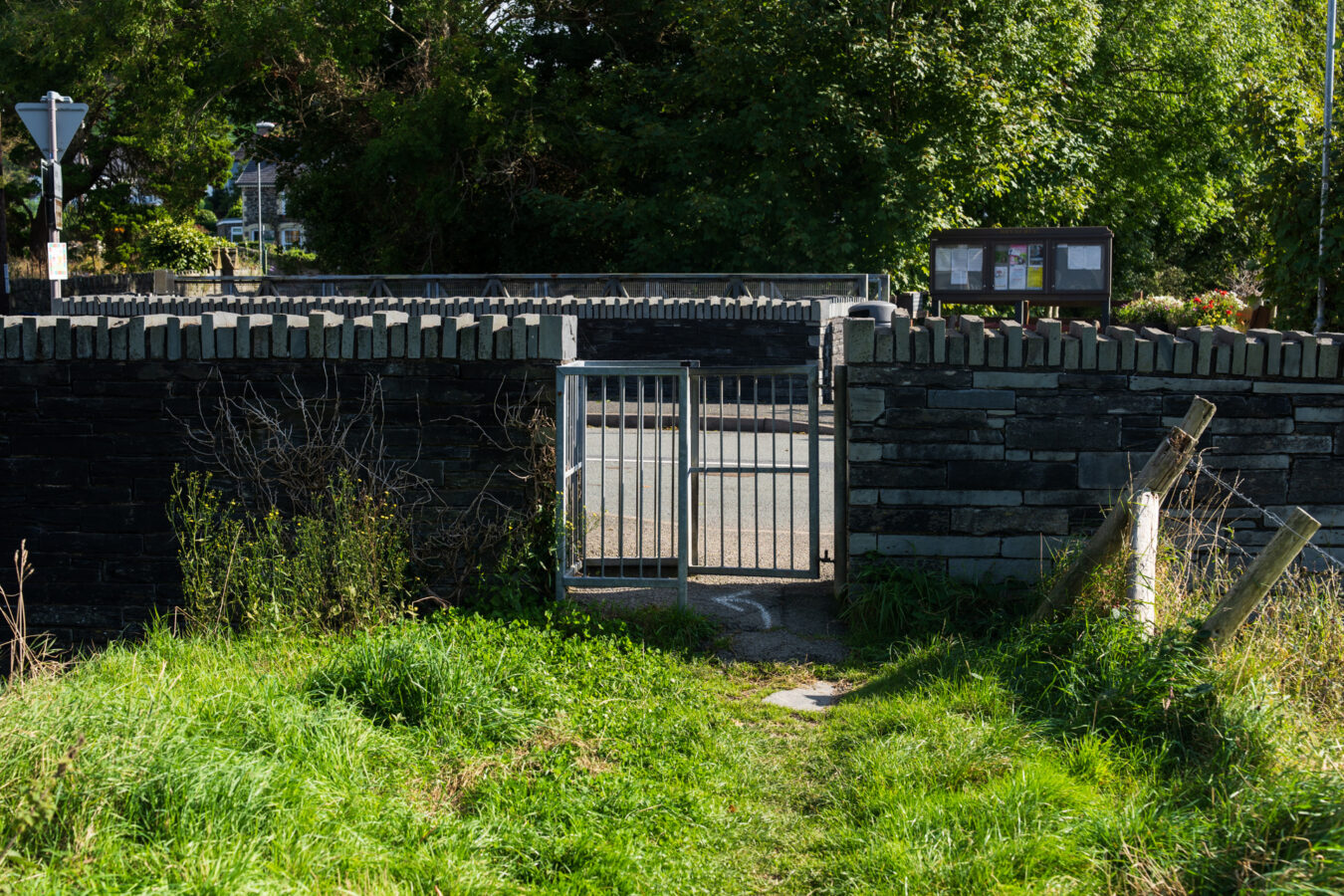 Gate to main road