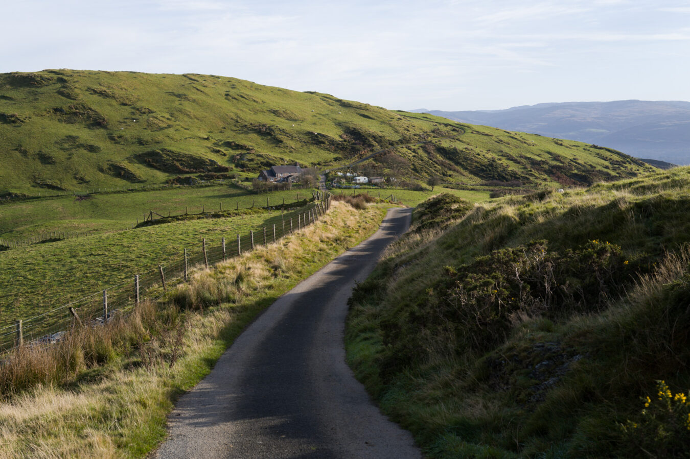 Approaching the farm