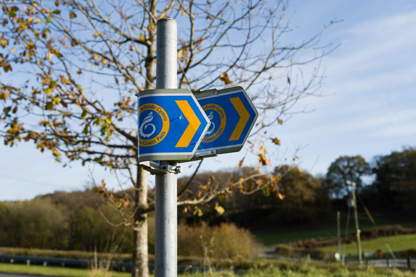 Wales Coast Path signs