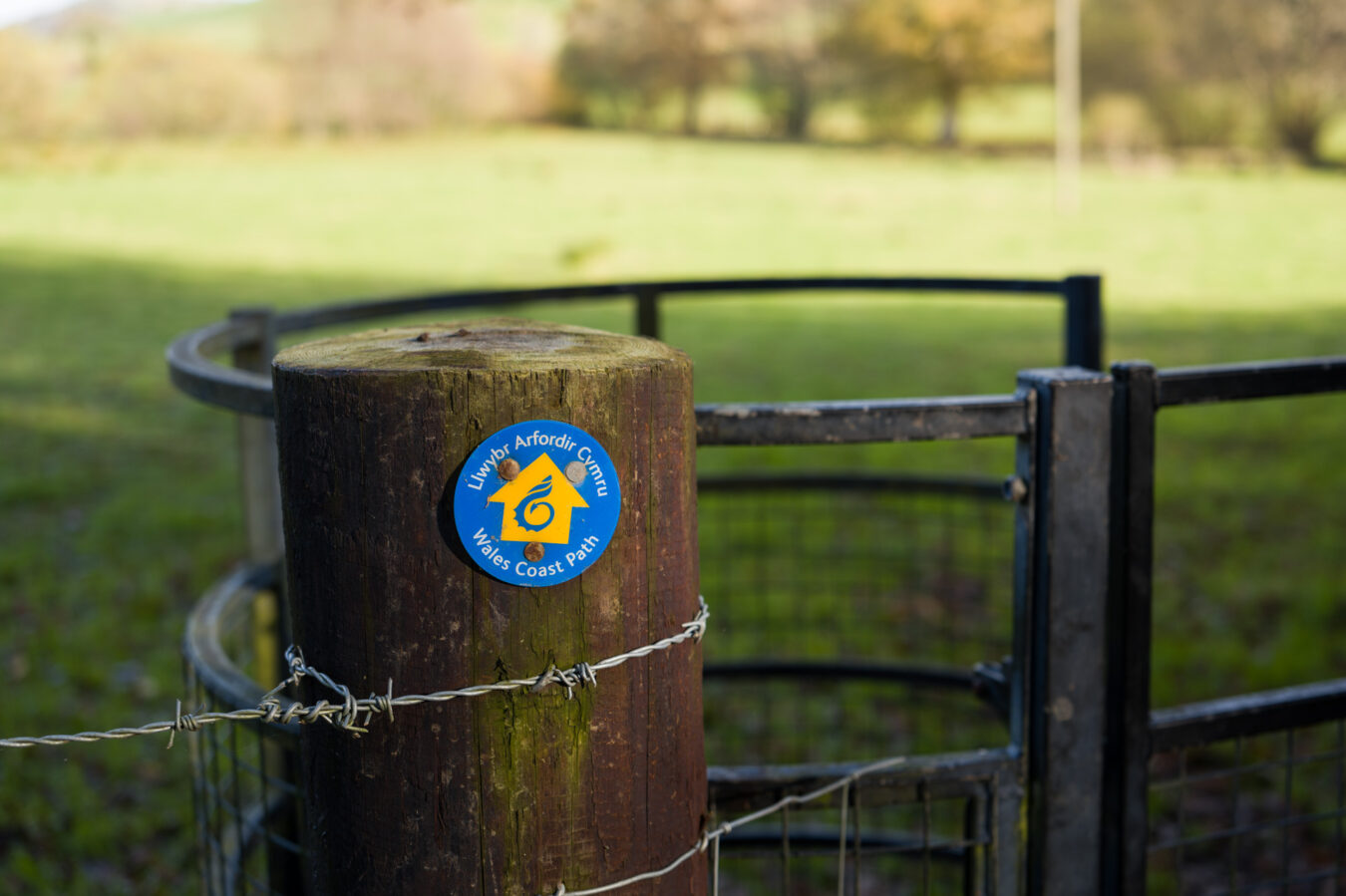 Wales Coast Path sign