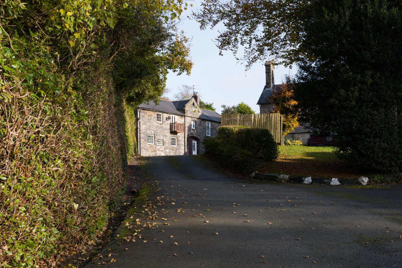 Walking through the Penmaen Dyfi resort