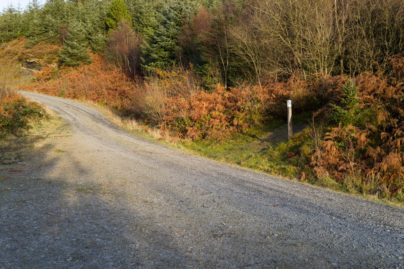 Right turn for the final ascent