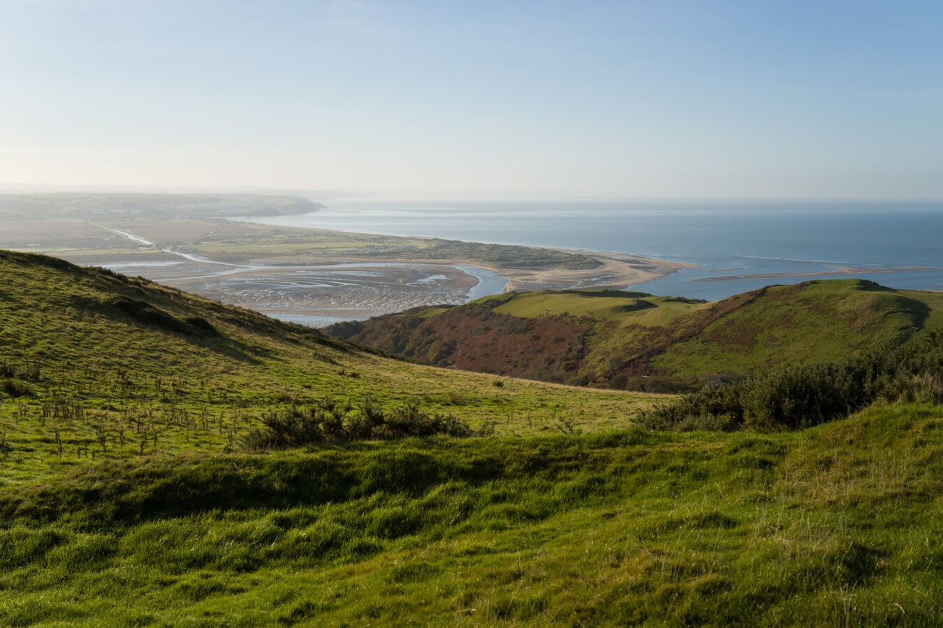 Dyfi estuary and sea, view from the Panorama walk