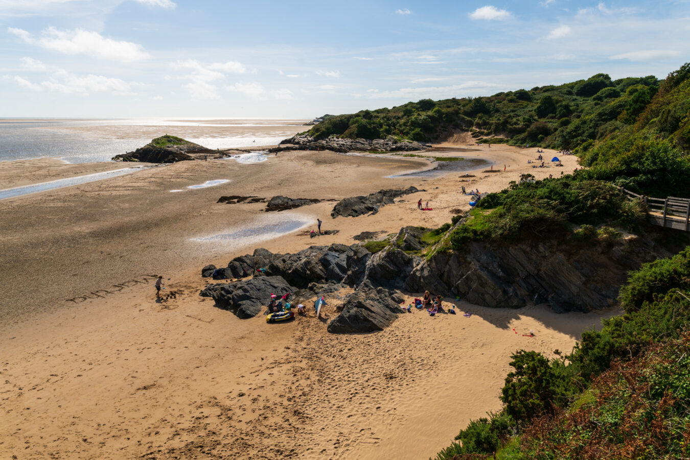 Beach in Borth Y Gest