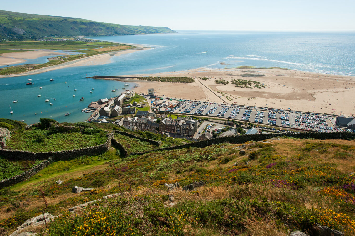 Barmouth view from above the hill
