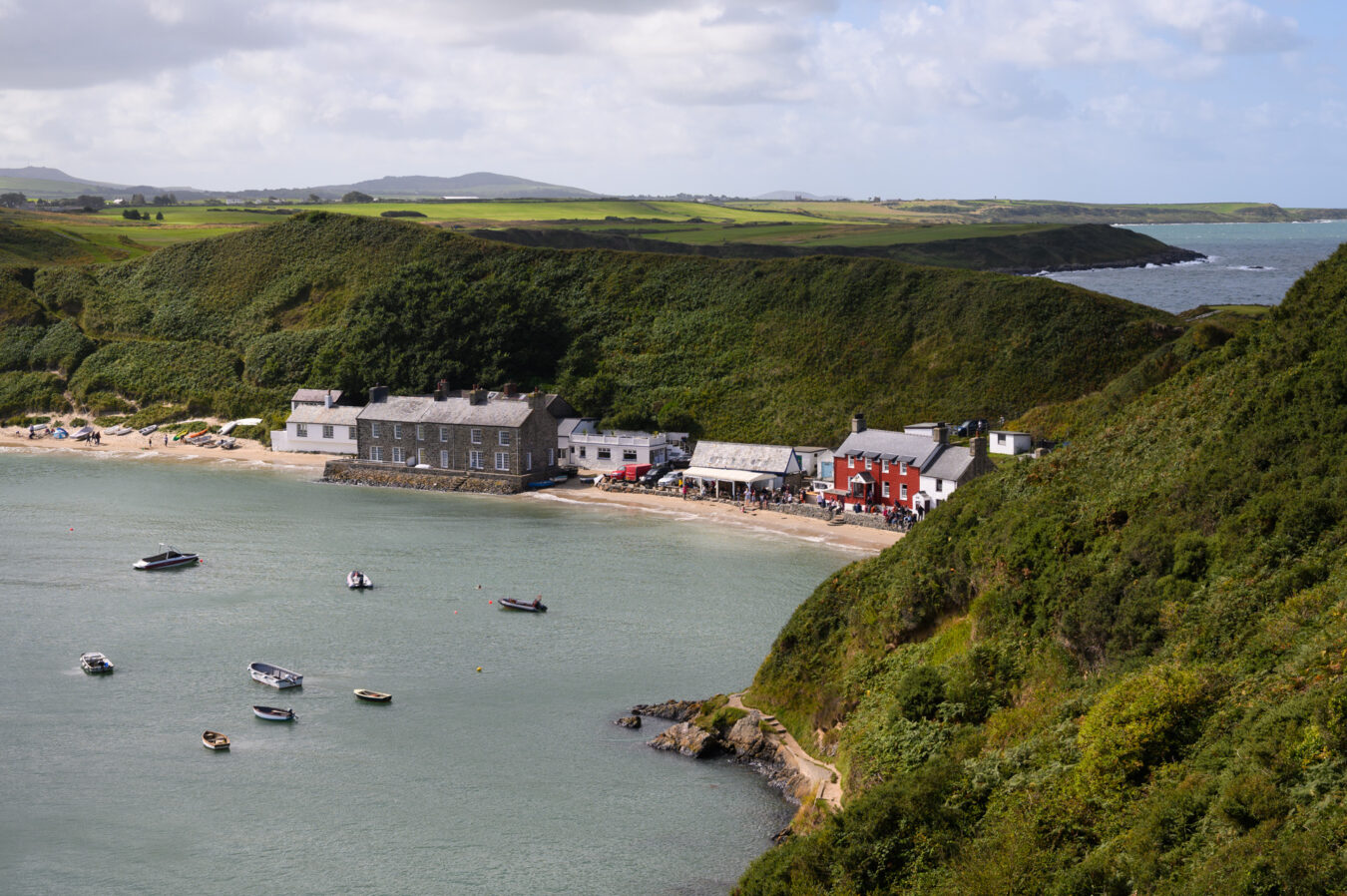 Porthdinllaen view from the hill top