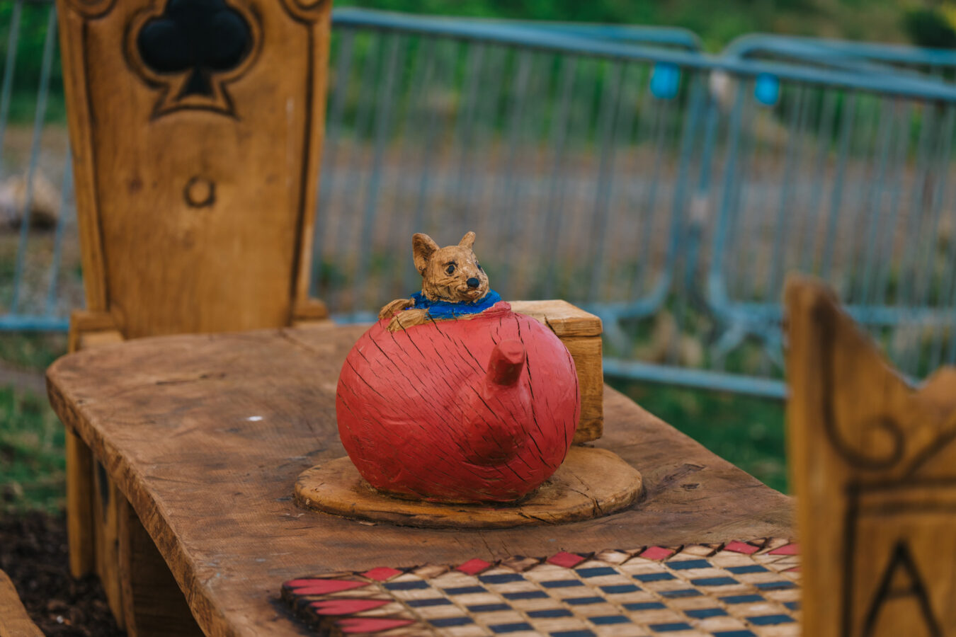 Rabbit in teapot (Alice Trail, Llandudno)