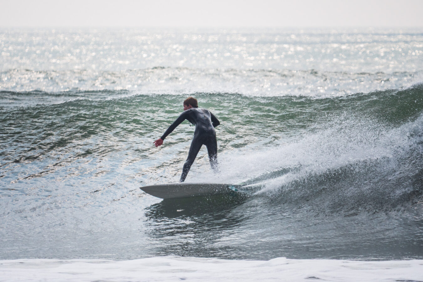 Surfer at Freshwater West
