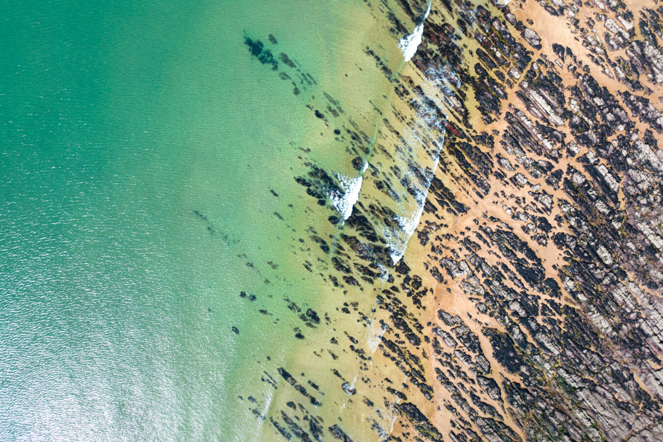Freshwater West, aerial view