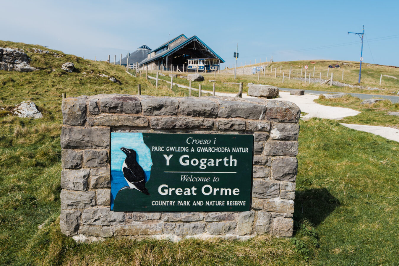 Great Orme nature reserve sign