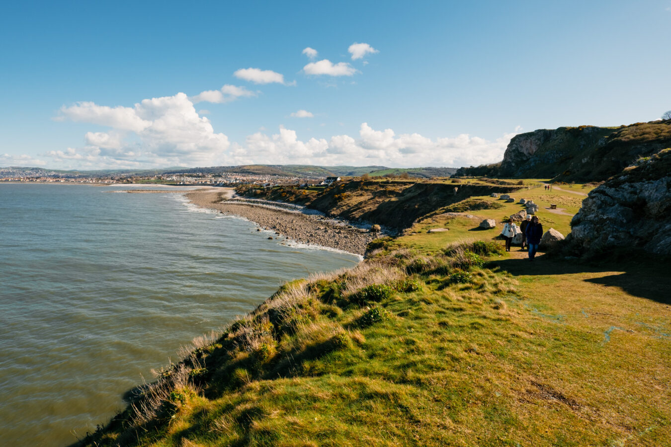 Little Orme along the coast and water