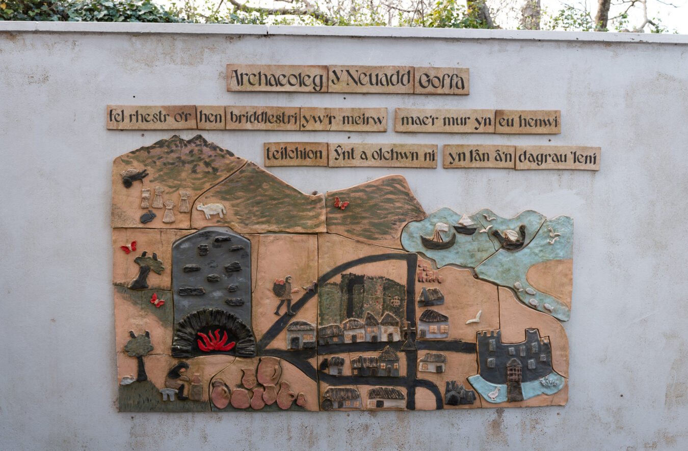 Old map on the Medieval Kiln site