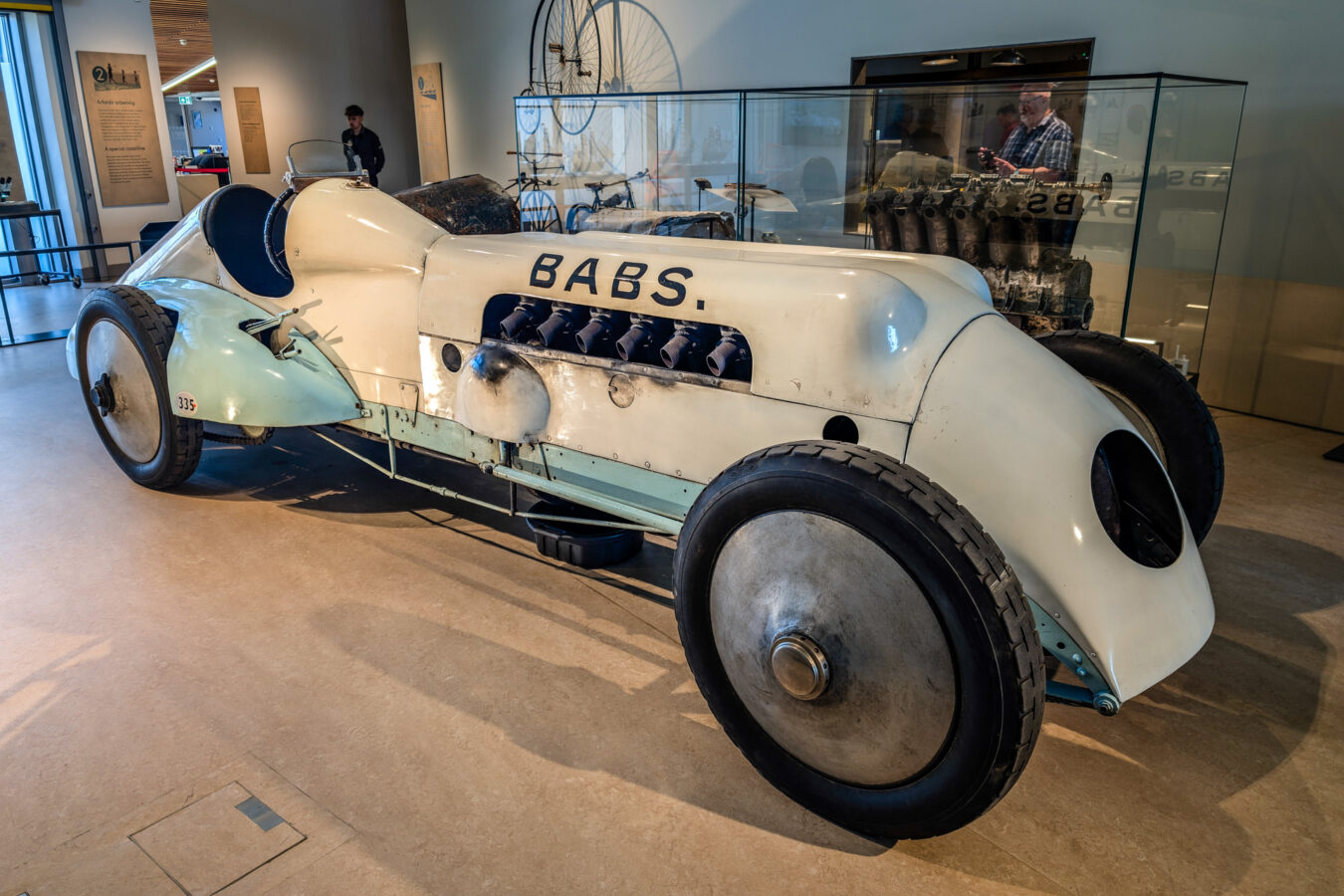 Babs car at Pendine Museum of Land Speed
