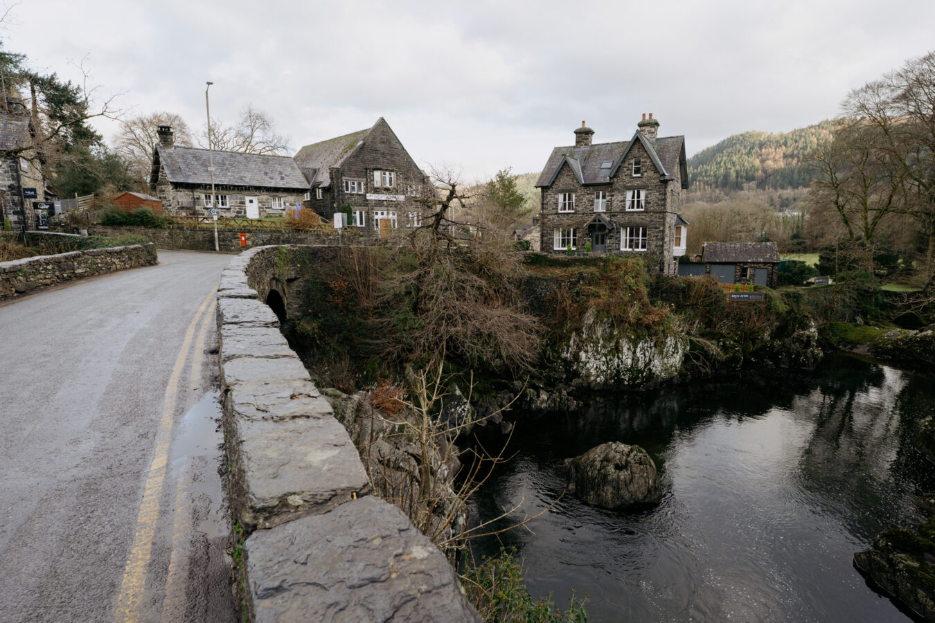 On the Pont-y-Pair bridge, Betws-y-Coed
