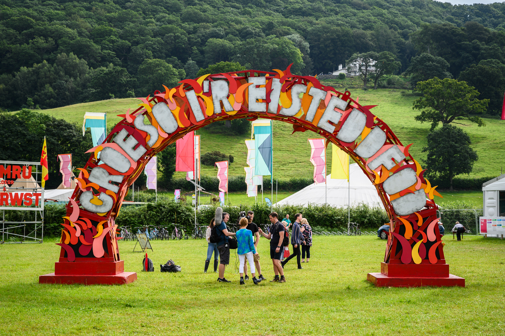 Eisteddfod welcome arch