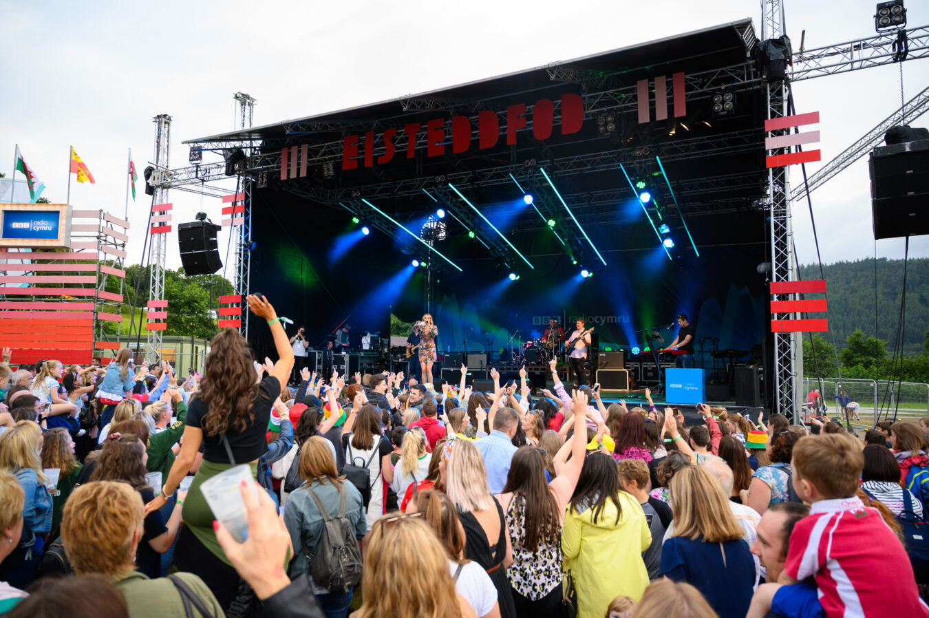 Live music on the main Eisteddfod stage