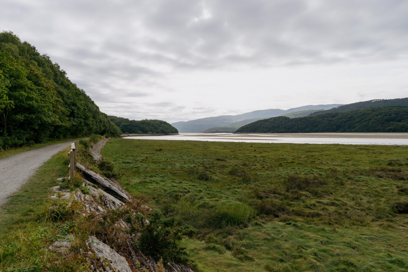 Trail along the Mawddach river
