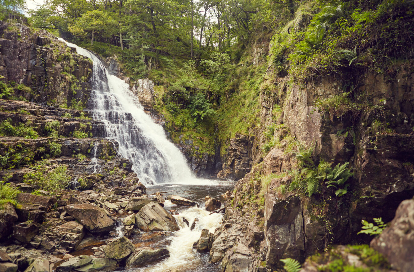 Waterfall in Coed y Brenin