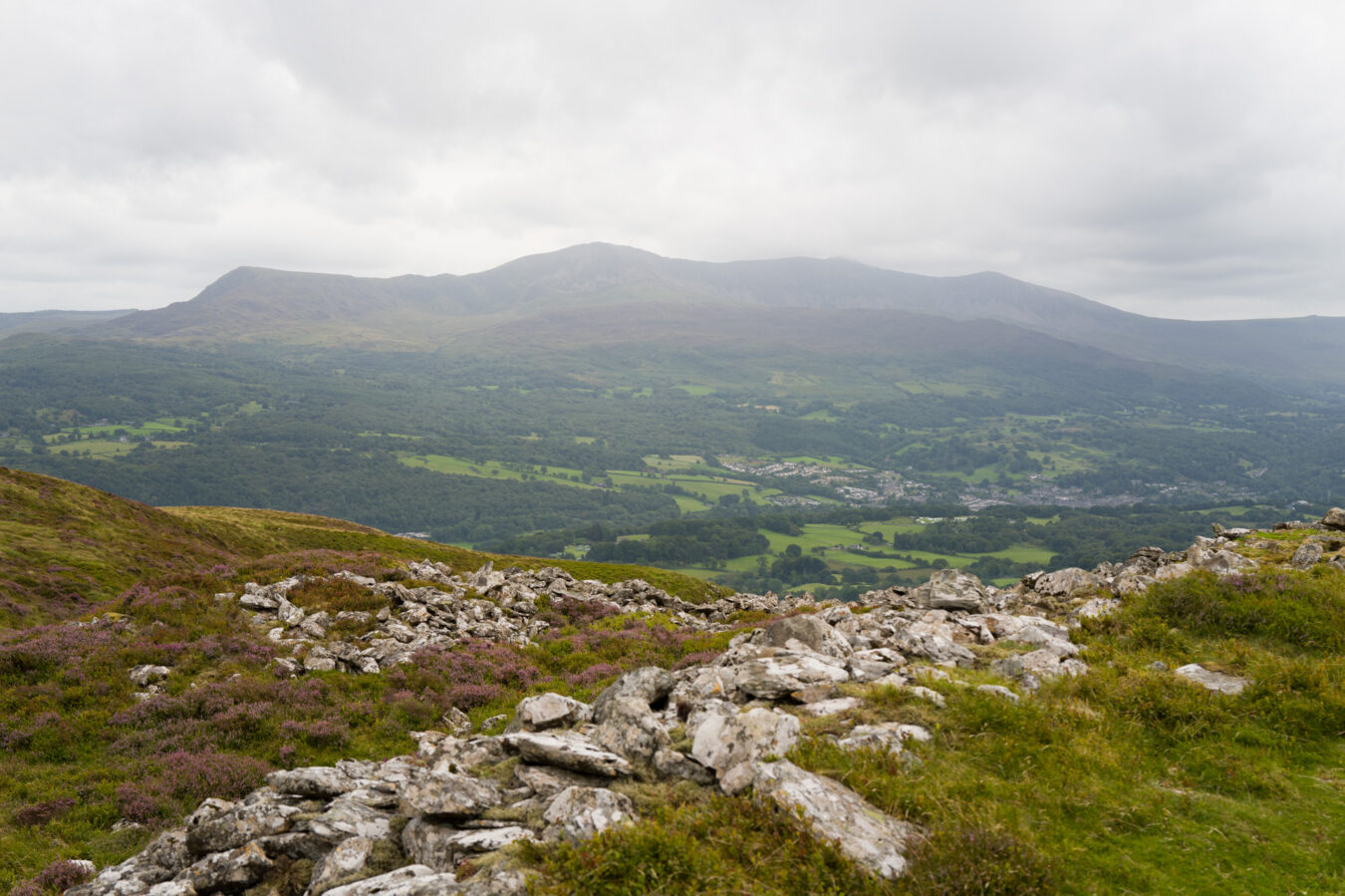 View of mountains in the distance