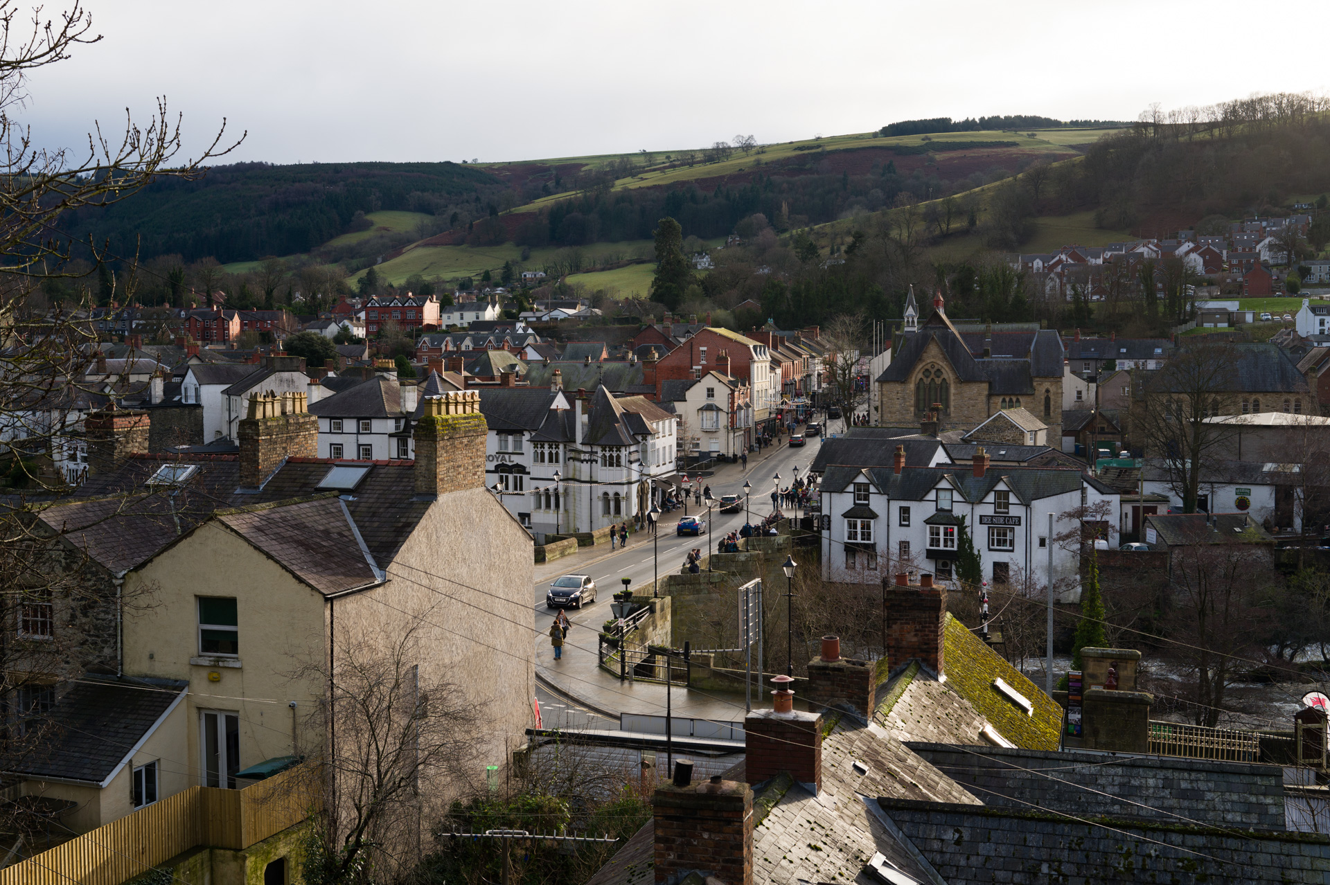 Llangollen town centre