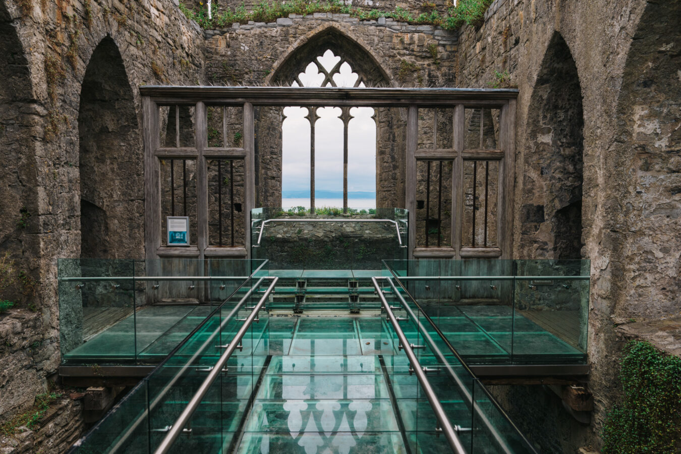 Alina's Chapel inside Oystermouth castle