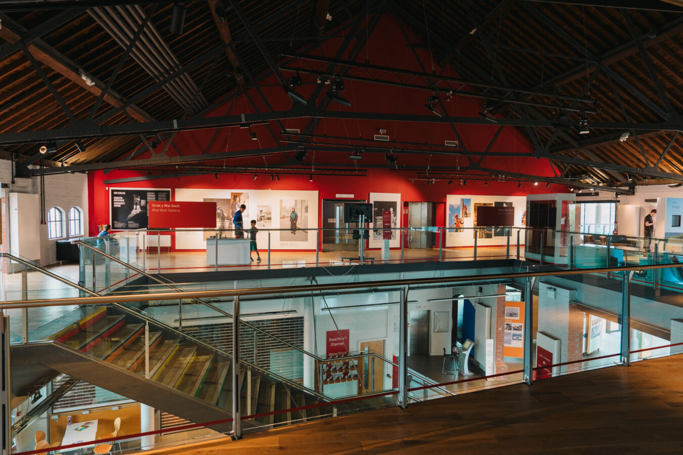 Inside the National Waterfront Museum, Swansea