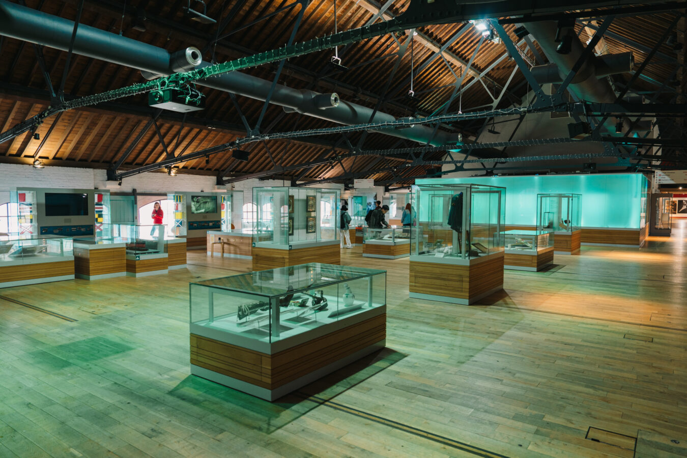 Inside the National Waterfront Museum, Swansea