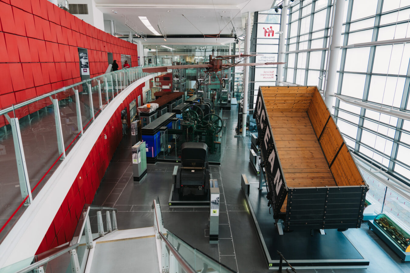 Inside the National Waterfront Museum, Swansea