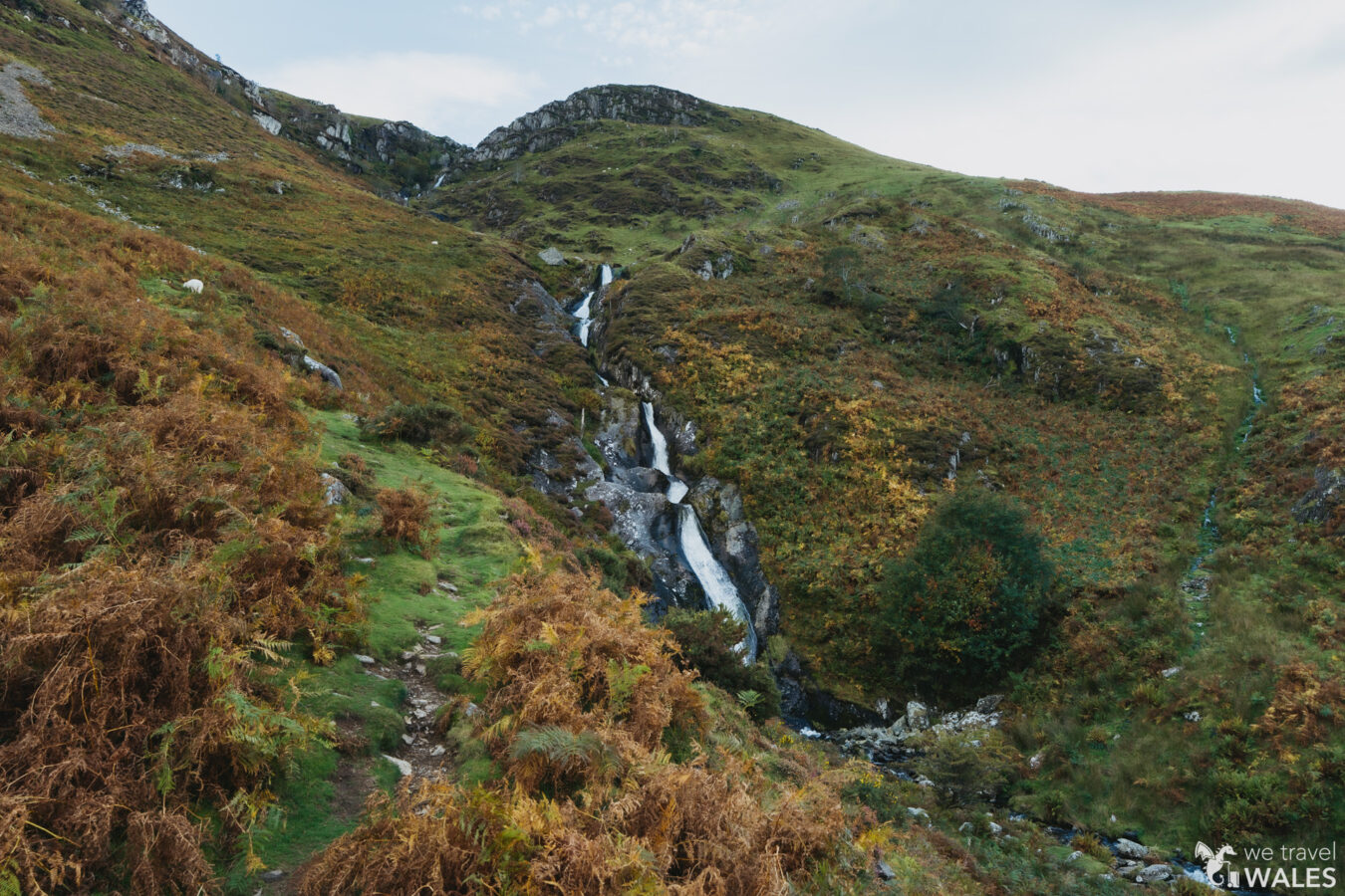 Rhaeadr Bach waterfall