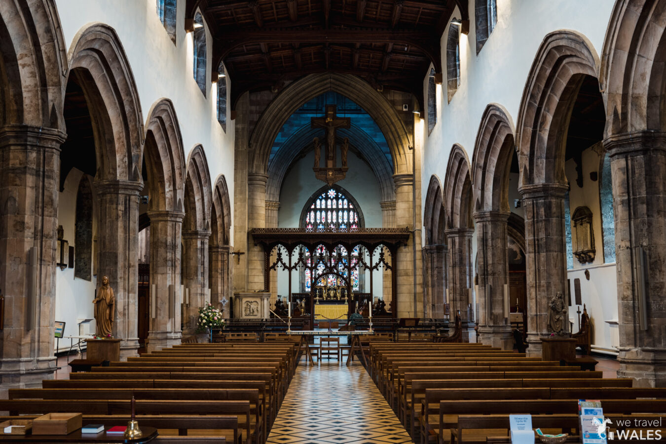 Inside the Bangor Cathedral