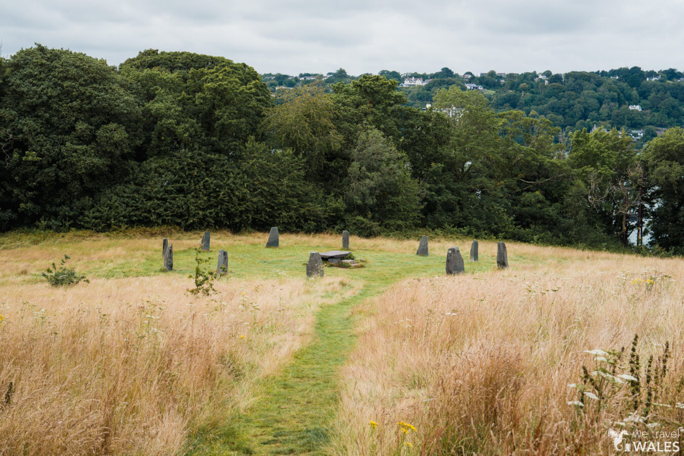 Eisteddfod stones in Bangor
