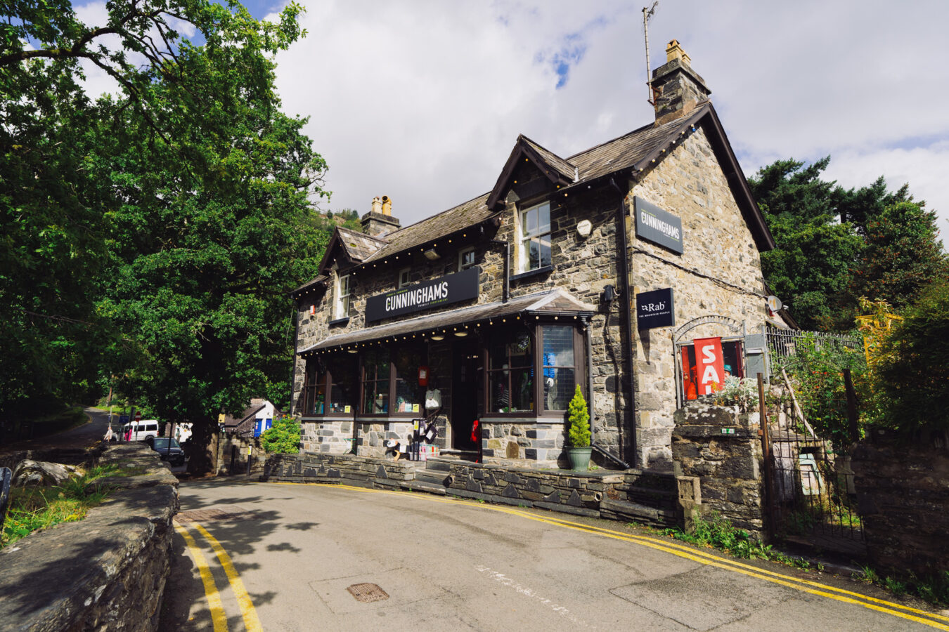 Outdoor equipment shop in Betws-y-Coed