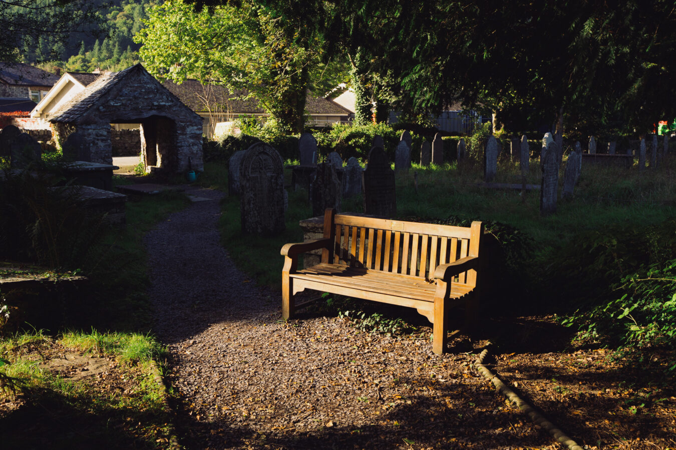 Bench outside St Michael's church