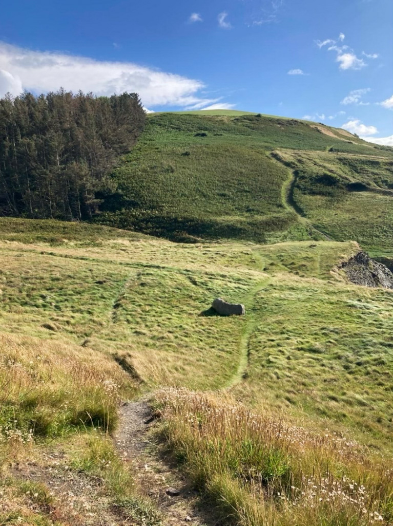 Path along the hills
