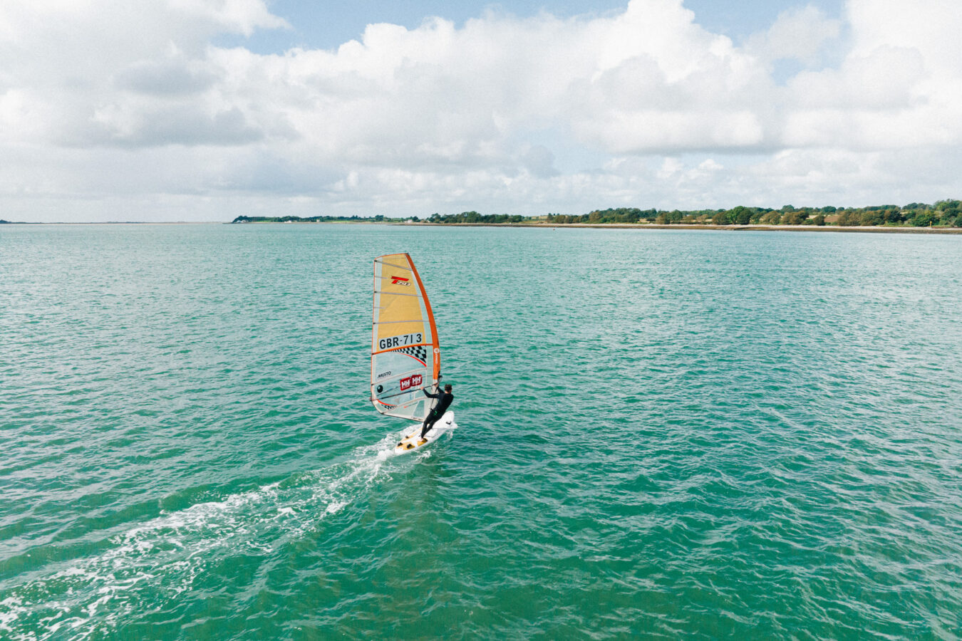 Windsurfer on the Menai Strait