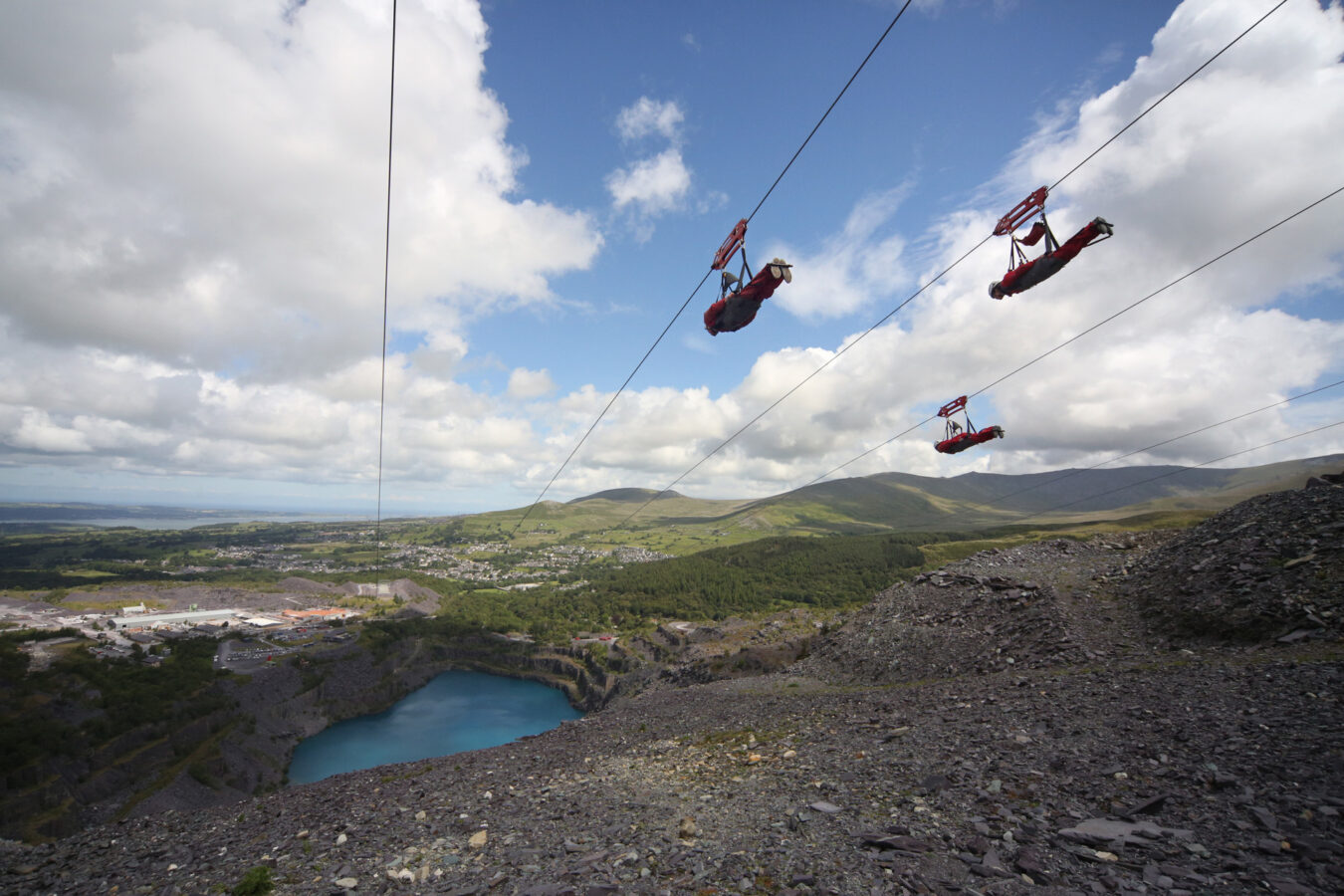 Velocity Zip Line, Zip World , Penrhyn Quarry