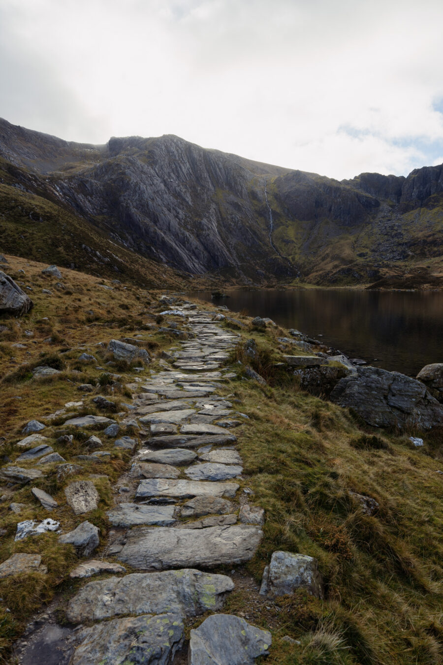 Trail around lake Idwal